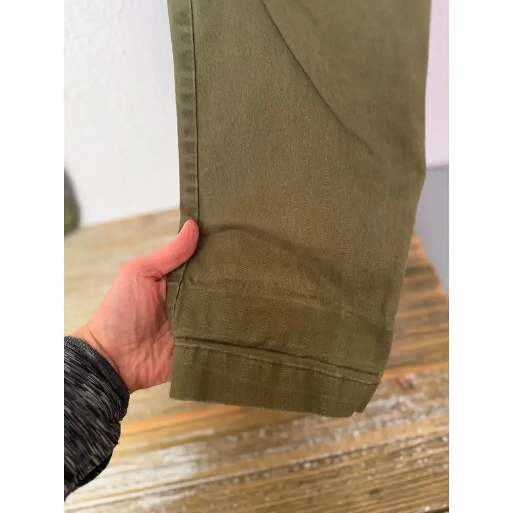 Gap Men’s Essential Khaki Chino Pants Size 31x32 Slim Fit Cotton Stretch Casual